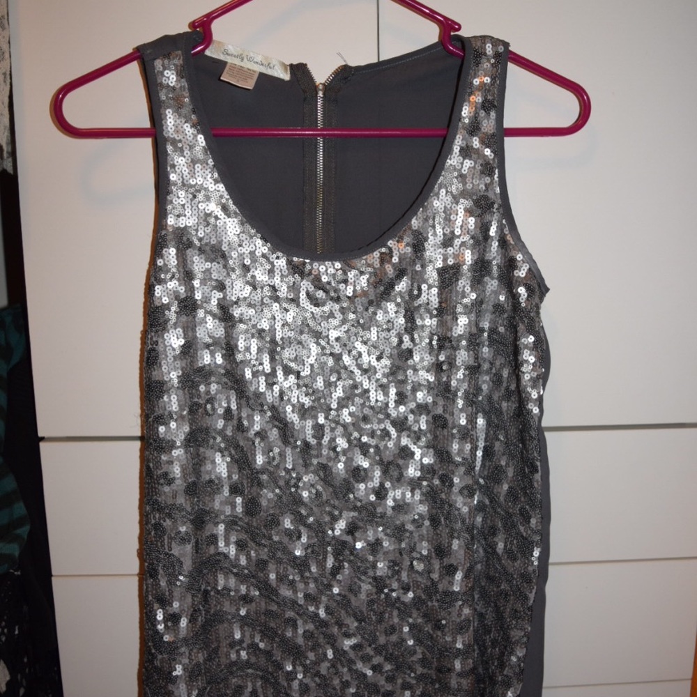 Sequin Tank Top